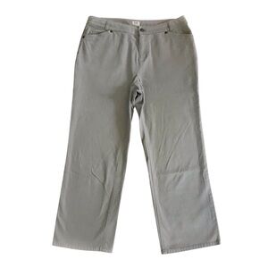 J. Jill Stretch Women's Size 8 Stretchy Casual Cropped Gray Jeans